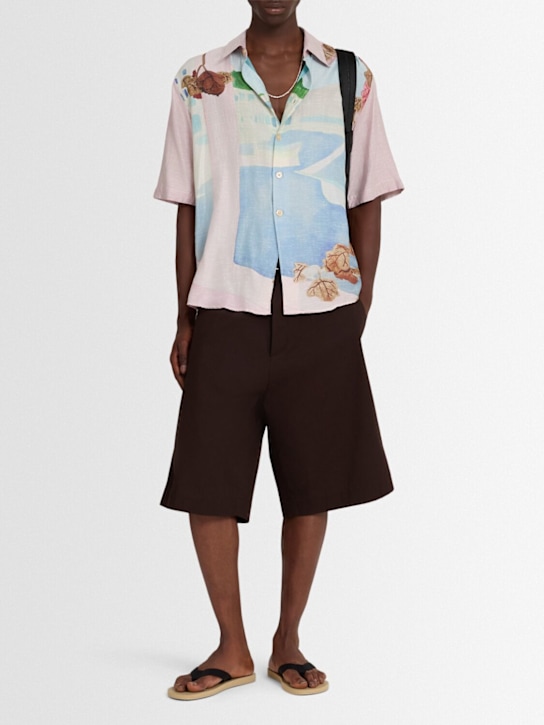 Our Legacy: Beyond short sleeve shirt - Pink/Multi - men_1 | Luisa Via Roma