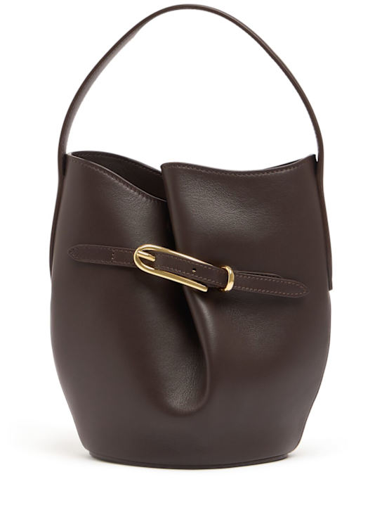 Liffner: Mini Belted Bucket leather bag - women_0 | Luisa Via Roma