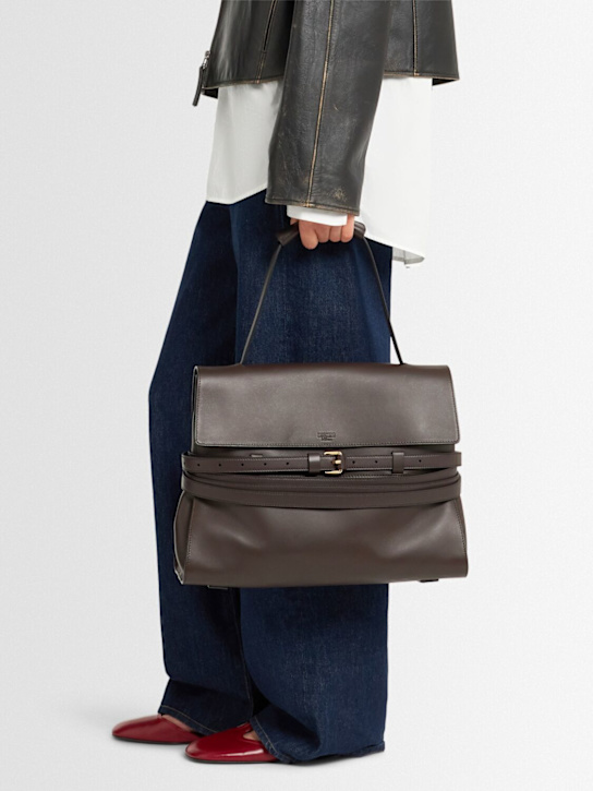 Moschino: Tie Me ナッパレザー トートバッグ - women_1 | Luisa Via Roma