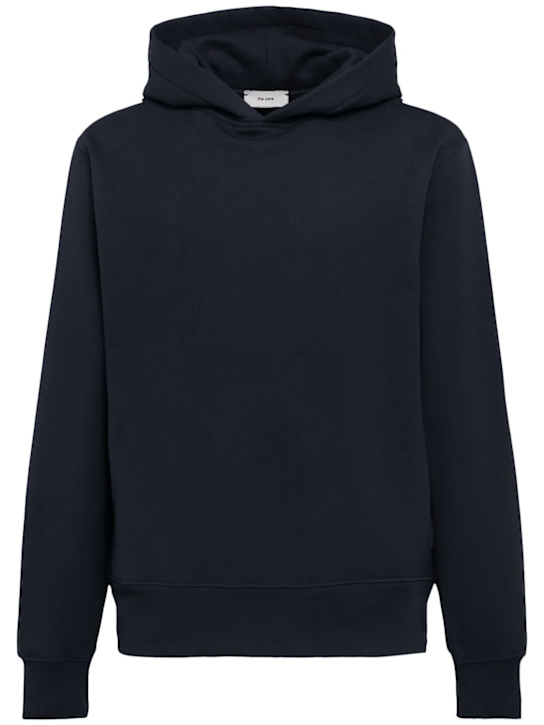 The Core: Cotton sweatshirt hoodie - Blue - men_0 | Luisa Via Roma