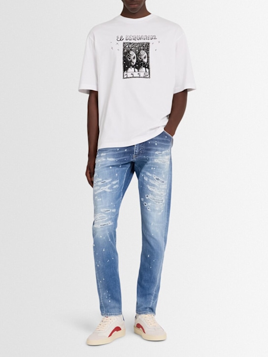Dsquared2: Loose fit t-shirt - men_1 | Luisa Via Roma