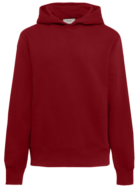 The Core: Cotton sweatshirt hoodie - Red - men_0 | Luisa Via Roma