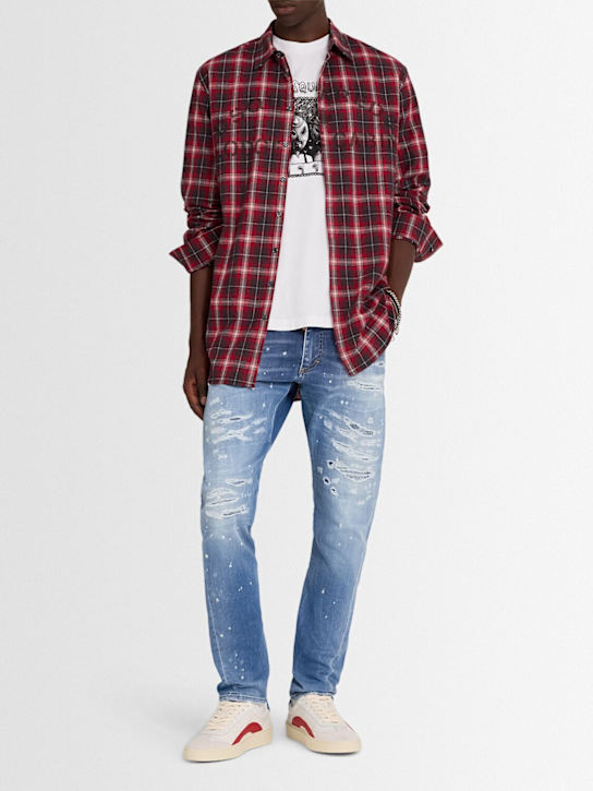 Dsquared2: Dsquared2 コットンシャツ - men_1 | Luisa Via Roma