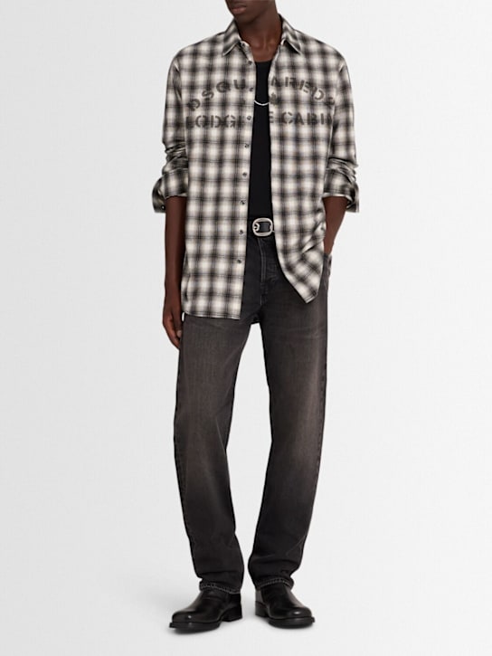 Dsquared2: Dsquared2 printed cotton shirt - men_1 | Luisa Via Roma