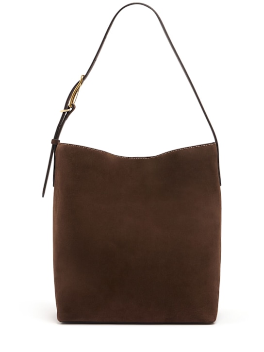 Liffner: Slouch Bucket suede tote bag - women_0 | Luisa Via Roma