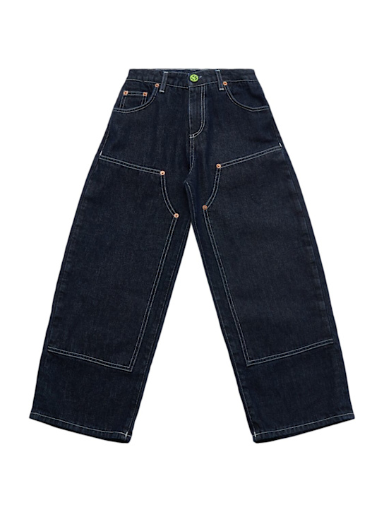 Barrow: Stretch cotton jeans - Denim - kids-boys_0 | Luisa Via Roma