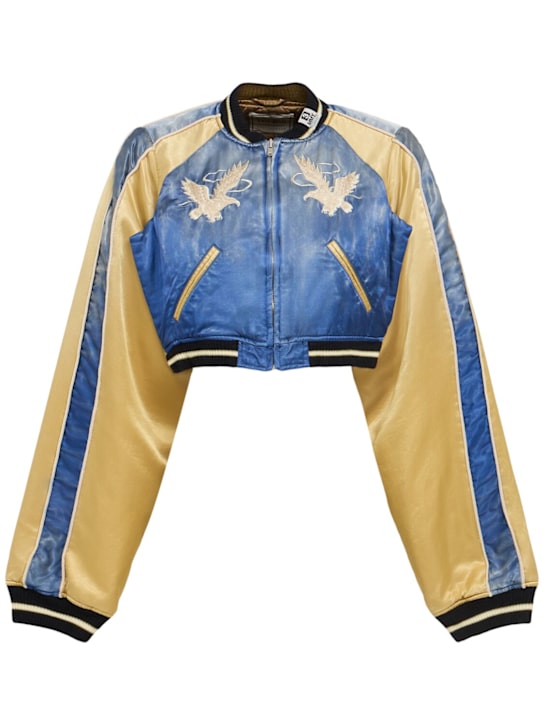 Mihara Yasuhiro: Souvenir wool crop jacket - women_0 | Luisa Via Roma