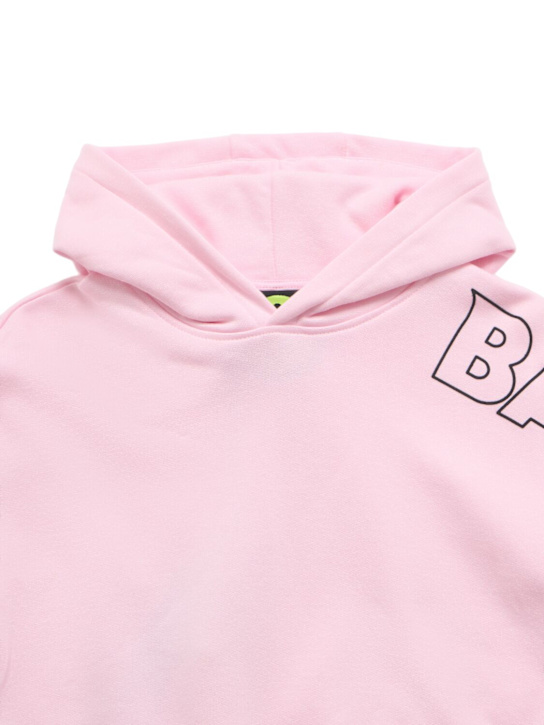 Barrow: Felpa in cotone con cappuccio - Rosa - kids-girls_1 | Luisa Via Roma