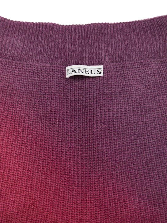 Laneus: Wool knit pants - ピンク - kids-girls_1 | Luisa Via Roma