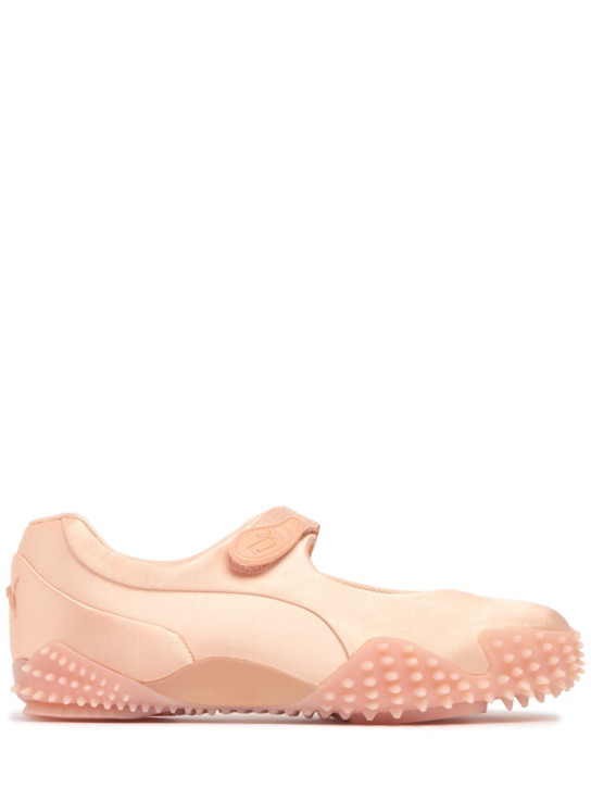 PUMA: Mostro Fey satin ballerina flats - women_0 | Luisa Via Roma