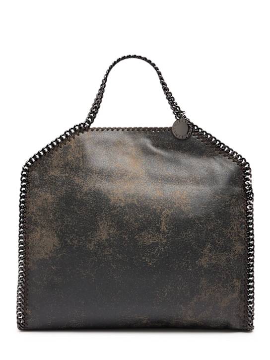 Stella McCartney: Tasche „Falabella 3-Chain“ - Schlamm - women_0 | Luisa Via Roma