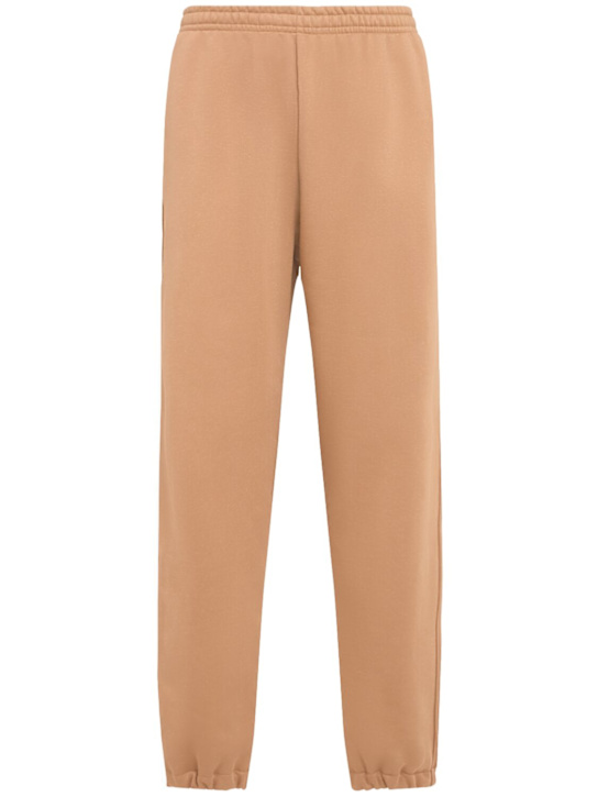 The Core: コットンスウェットパンツ - キャメル - men_0 | Luisa Via Roma