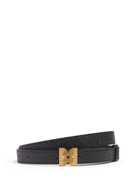 Eenk: Pendant leather belt - Black - women_0 | Luisa Via Roma