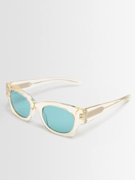 Flatlist Eyewear: Sunflower Shade 01太阳镜 - 白色/蓝色 - men_1 | Luisa Via Roma
