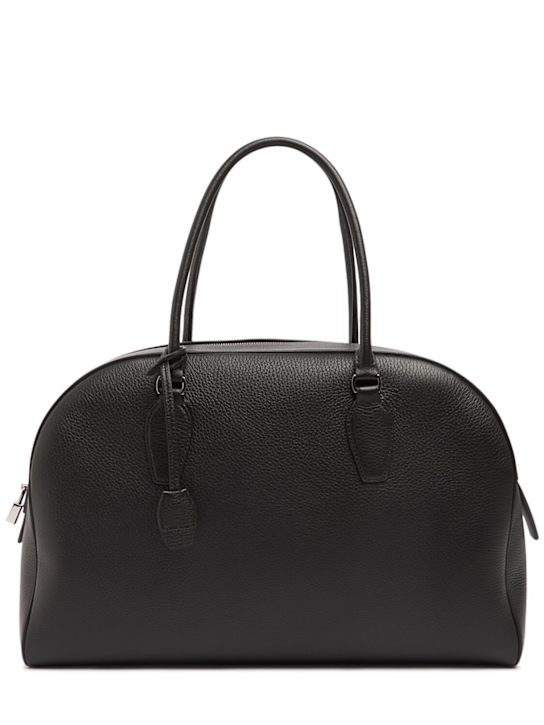 The Row: India 15.75 grain leather top handle bag - women_0 | Luisa Via Roma