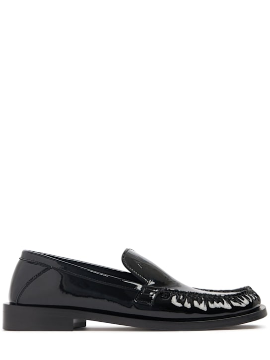 The Attico: 20mm Charles patent leather loafers - Black - women_0 | Luisa Via Roma