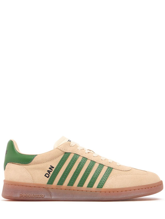Dsquared2: Boxer suede sneakers - men_0 | Luisa Via Roma