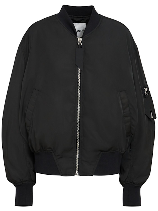 The Attico: Tech bomber jacket - women_0 | Luisa Via Roma