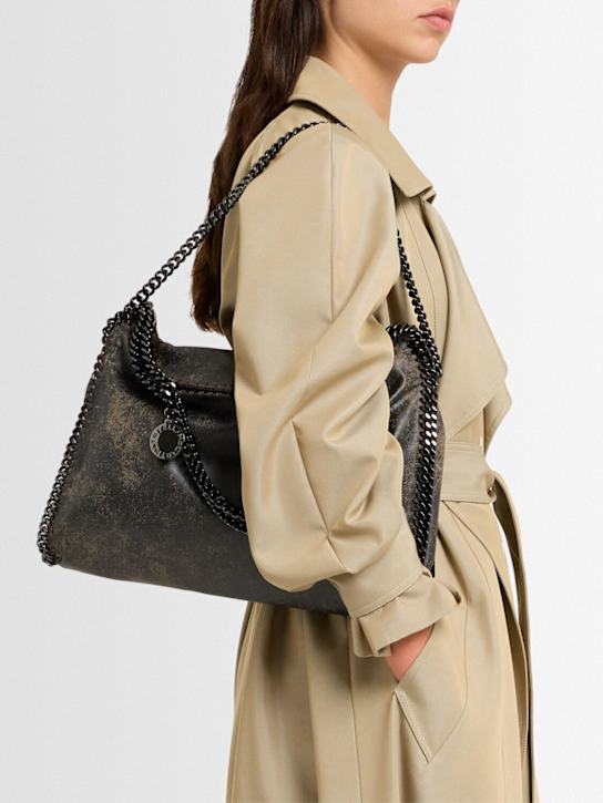 Stella McCartney: Tasche „Falabella 3-Chain“ - Schlamm - women_1 | Luisa Via Roma
