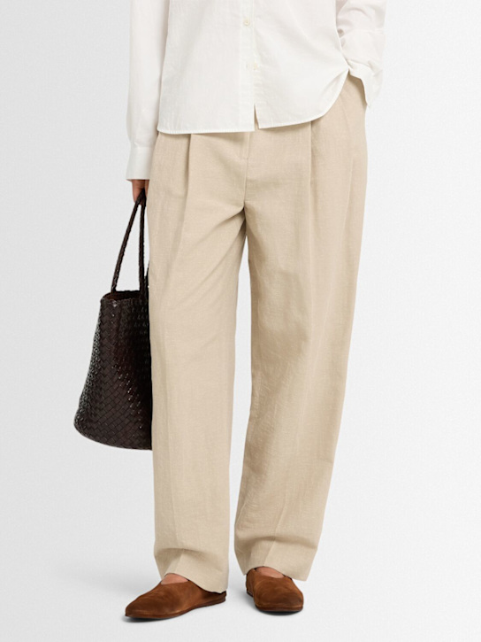 Marsell: Coltellaccio suede flat ballerinas - Basalt - women_1 | Luisa Via Roma