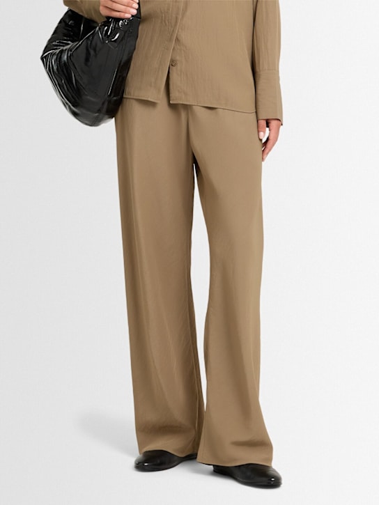 Marsell: Coltellaccio leather flat ballerinas - Black - women_1 | Luisa Via Roma