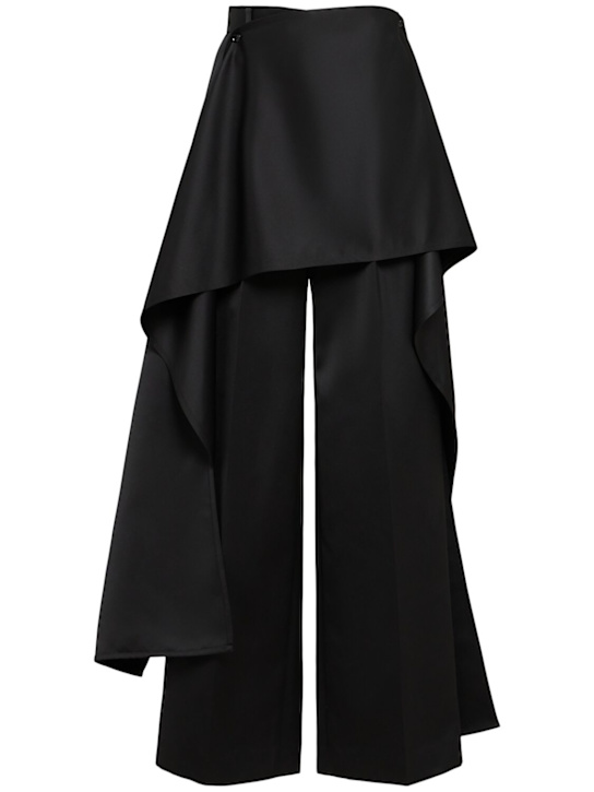 Eenk: Layered wrap pants - women_0 | Luisa Via Roma