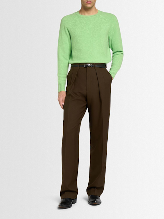 Tom Ford: 毛毡纯羊毛针织毛衣 - men_1 | Luisa Via Roma