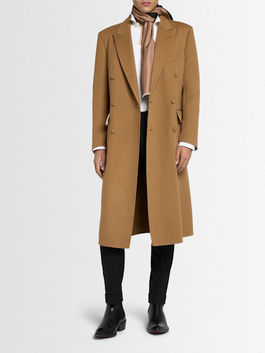 Tom Ford: Double splitable wool & cashmere coat - men_1 | Luisa Via Roma
