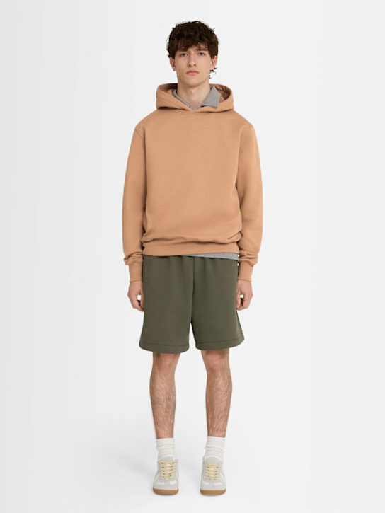 The Core: コットンスウェットフーディー - キャメル - men_1 | Luisa Via Roma
