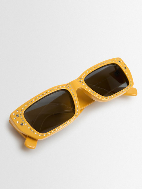 Moncler Genius: Moncler Genius x Palm Angels sunglasses - Orange/Smoke - men_1 | Luisa Via Roma