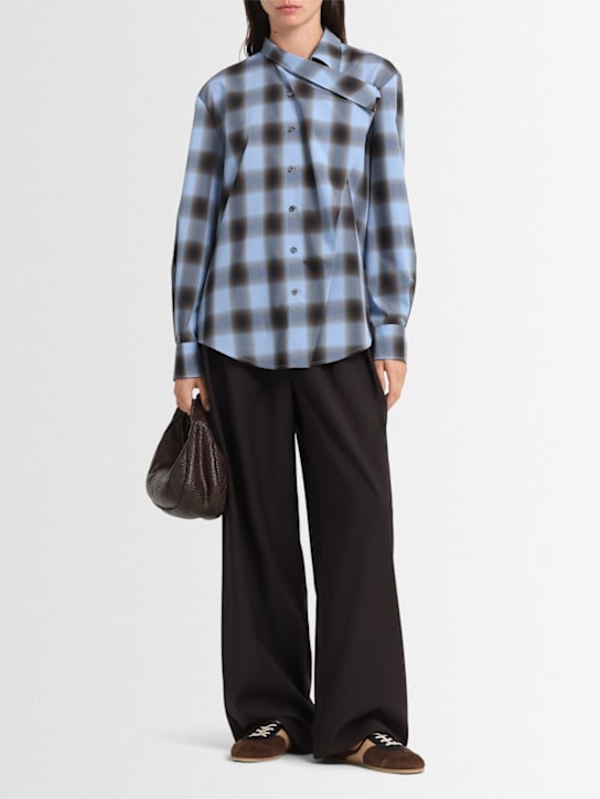 Eenk: Multi-way rayon blend shirt - Multicolor - women_1 | Luisa Via Roma