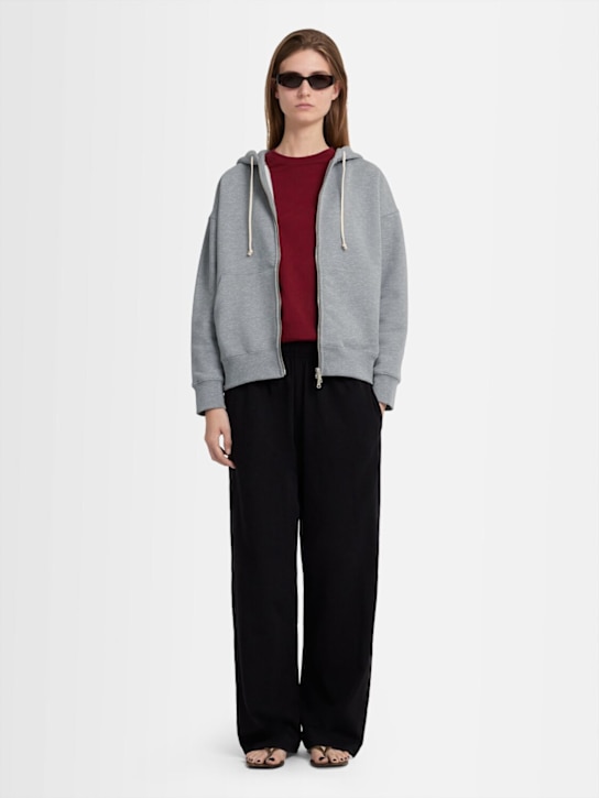 Annagreta: Graceフルジップ スウェットフーディー - グレー - women_1 | Luisa Via Roma