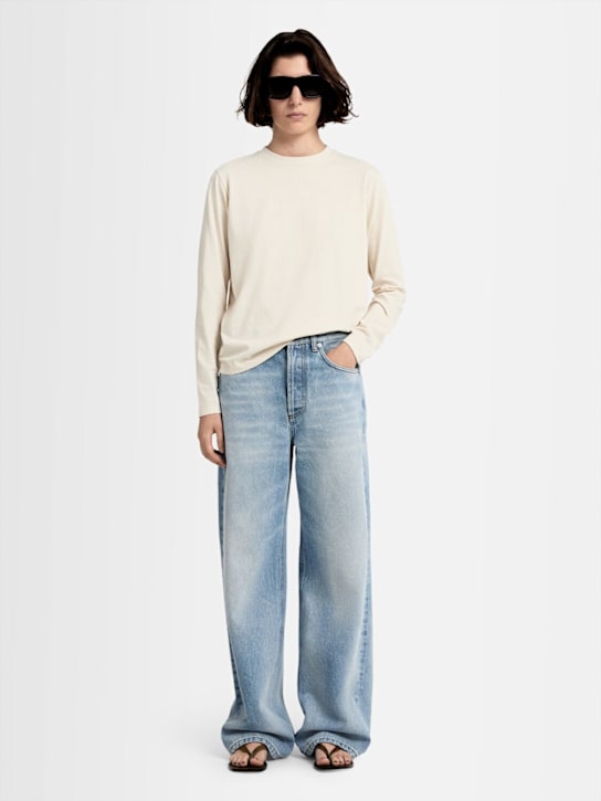 Annagreta: Marlene 長袖コットンTシャツ - ベージュ - women_1 | Luisa Via Roma