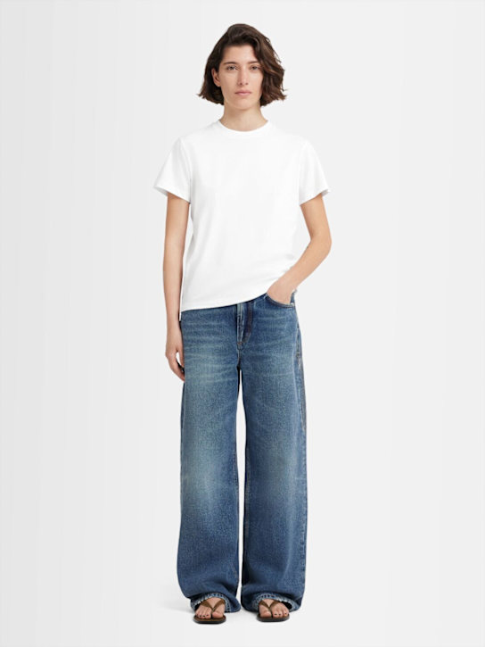 Annagreta: Bette レギュラーフィット コットンTシャツ - ホワイト - women_1 | Luisa Via Roma