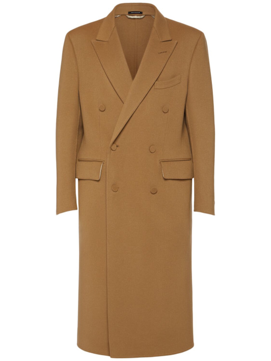 Tom Ford: Double splitable wool & cashmere coat - men_0 | Luisa Via Roma