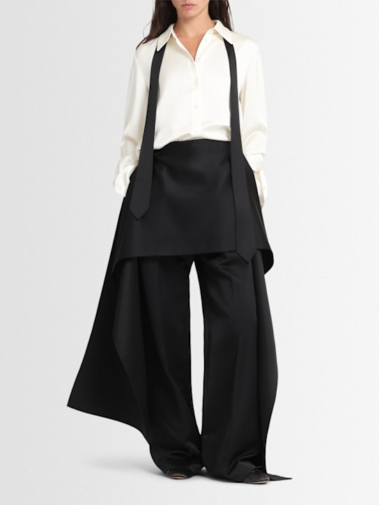 Eenk: Layered wrap pants - women_1 | Luisa Via Roma