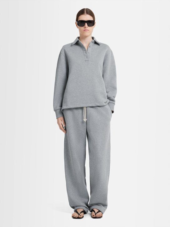 Annagreta: Florence コットンポロスウェット - グレー - women_1 | Luisa Via Roma