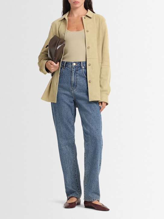 Eenk: Straight denim jeans - Blue - women_1 | Luisa Via Roma