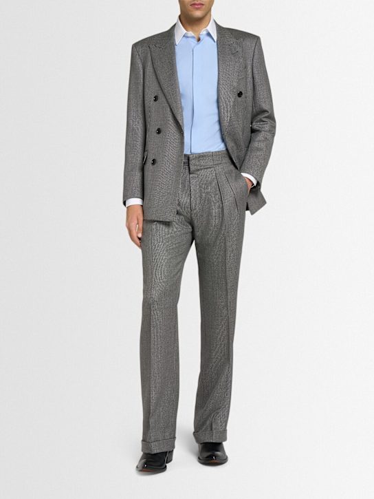 Tom Ford: Piece dyed poplin shirt - men_1 | Luisa Via Roma