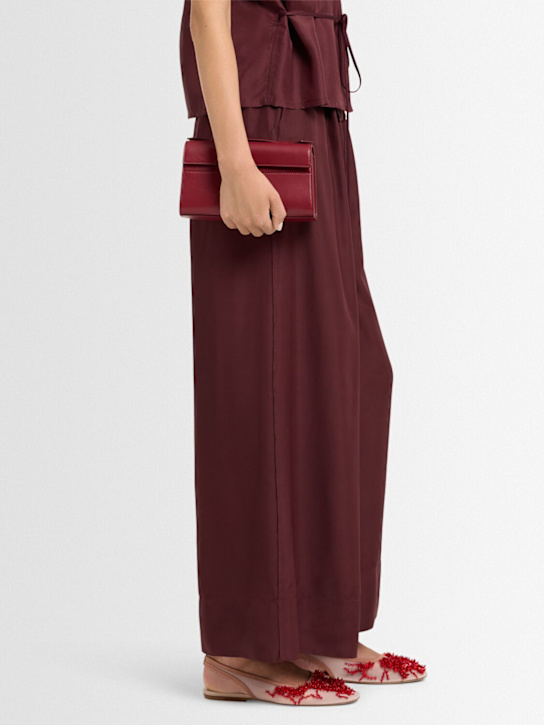 Dries Van Noten: 5mm Embroidered mesh flats - women_1 | Luisa Via Roma