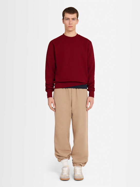 The Core: Cotton sweatpants - Camel - men_1 | Luisa Via Roma
