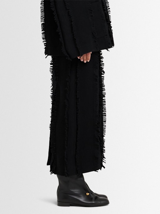 Eenk: 25mm Leather ankle boots - Black - women_1 | Luisa Via Roma