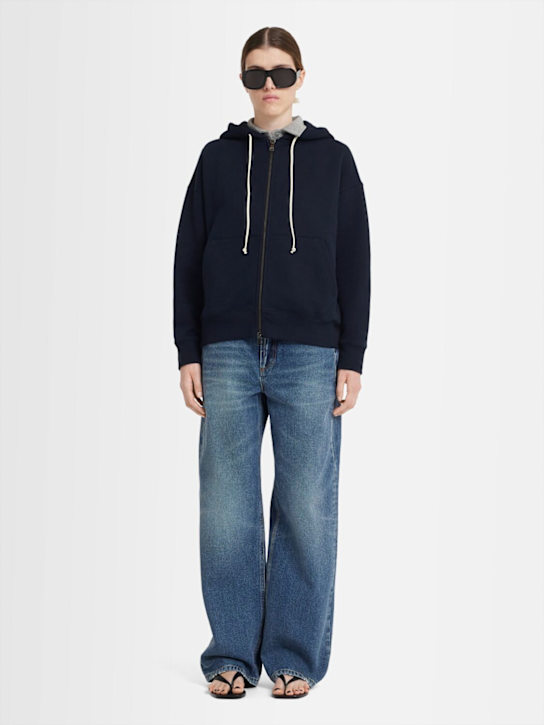 Annagreta: Graceフルジップ スウェットフーディー - ブルー - women_1 | Luisa Via Roma