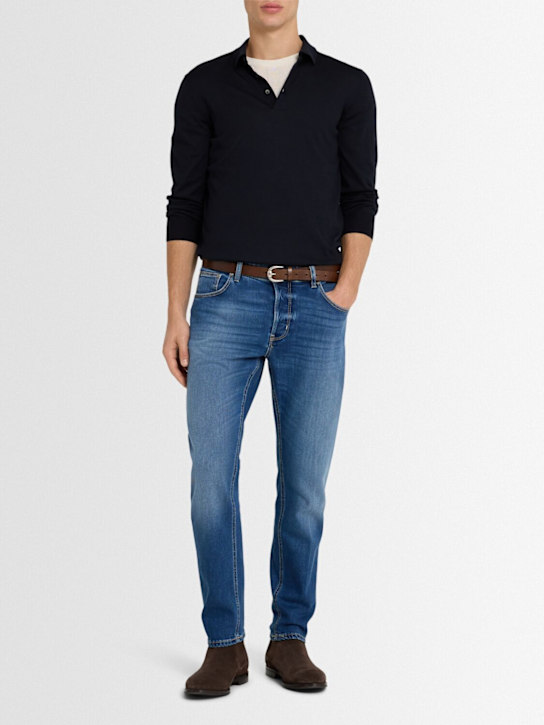 PT Torino: Reggae 5 pocket stretch denim jeans - men_1 | Luisa Via Roma