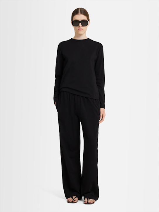 Annagreta: Zoe ジャージーパンツ - ブラック - women_1 | Luisa Via Roma