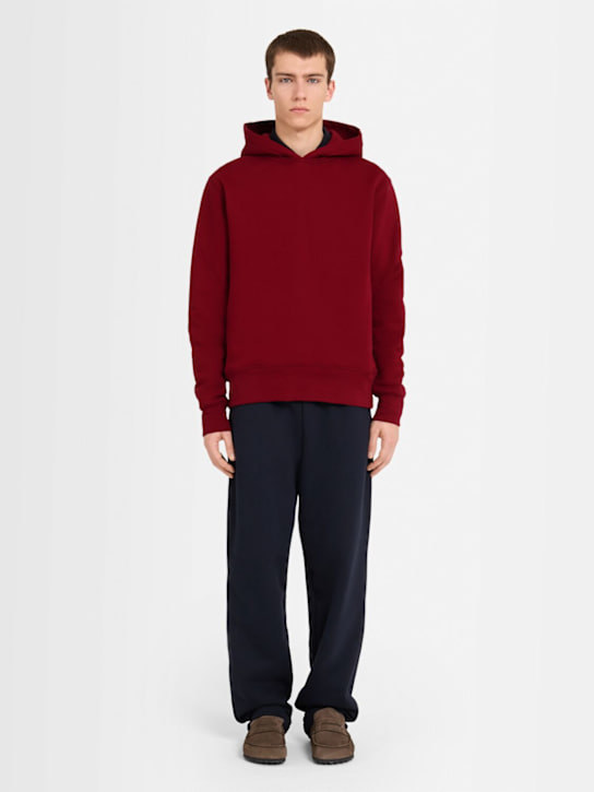 The Core: Cotton sweatshirt hoodie - Red - men_1 | Luisa Via Roma