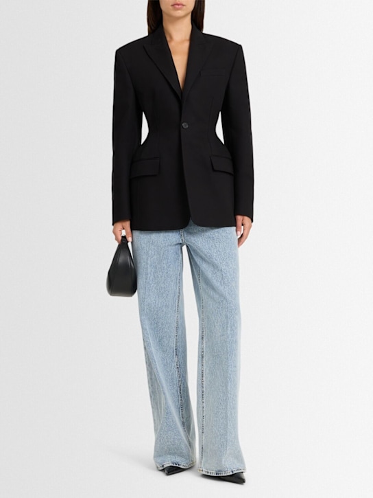 Blazer in drill di cotone - Wardrobe.nyc - Donna  | Luisaviaroma