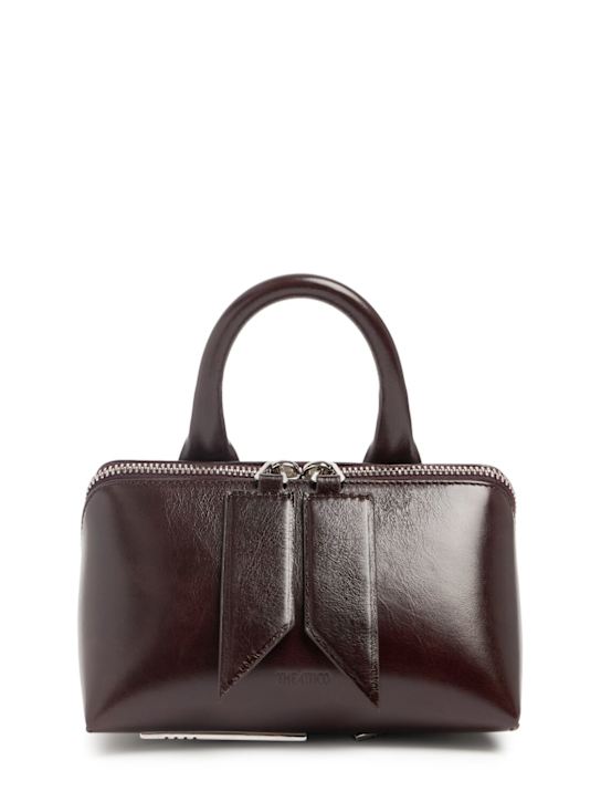 The Attico: Bolso mini Friday de piel - Café Oscuro - women_0 | Luisa Via Roma