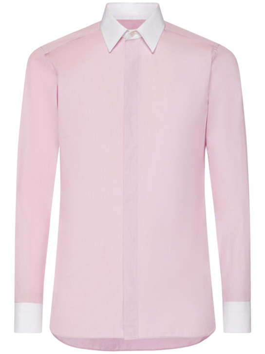 Tom Ford: Piece dyed poplin shirt - men_0 | Luisa Via Roma