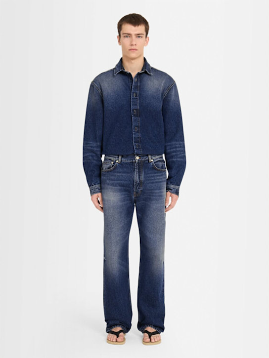 The Core: 5-pocket denim jeans - Medium Blue Wash - men_1 | Luisa Via Roma